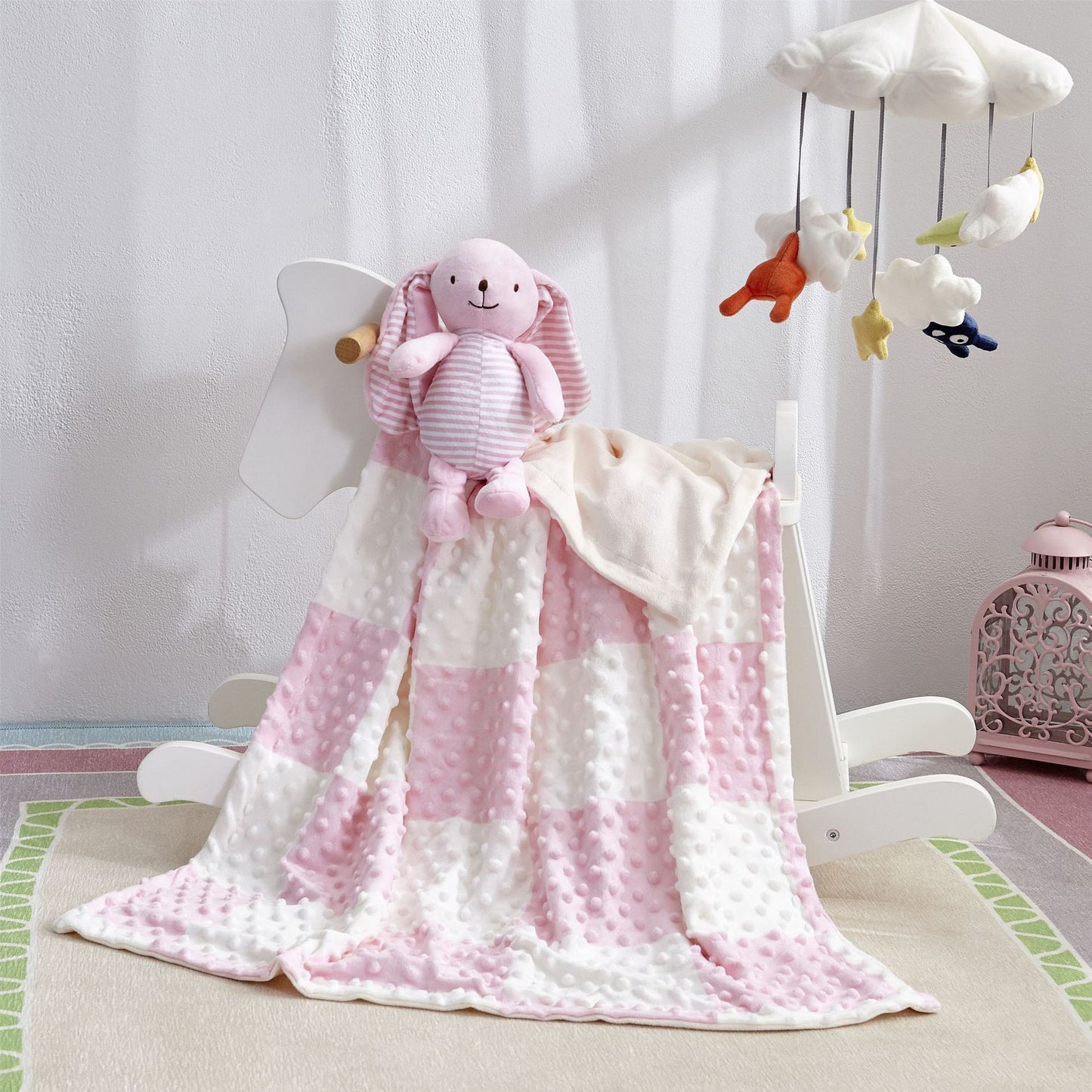 Double Layer Bean Down Comfort Blanket